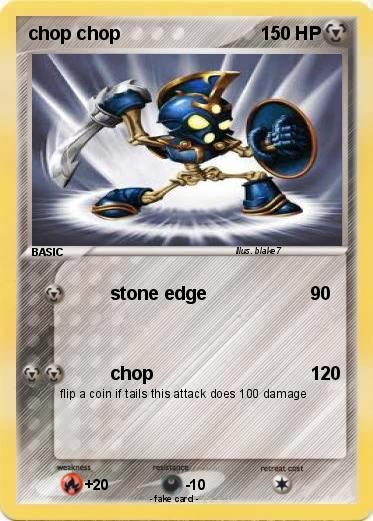 Pokemon chop chop