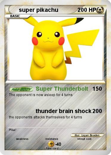 Pokemon super pikachu