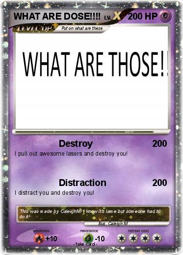 Pokemon WHAT ARE DOSE!!!!