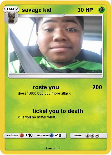 Pokemon savage kid