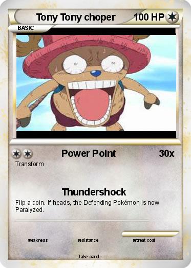 Pokemon Tony Tony choper
