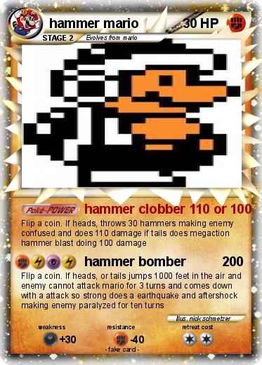 Pokemon hammer mario