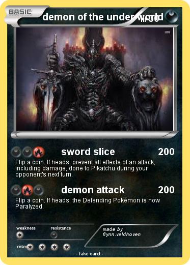 Pokemon demon of the under world