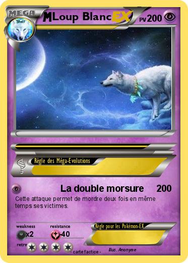 Pokemon Loup Blanc