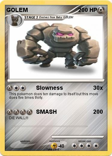 Pokemon GOLEM