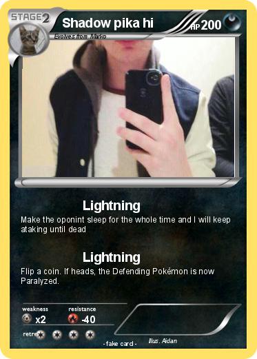 Pokemon Shadow pika hi