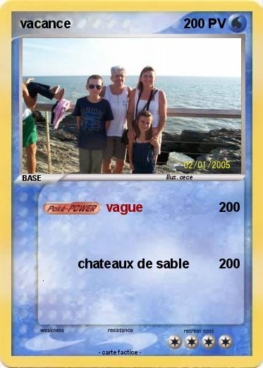 Pokemon vacance
