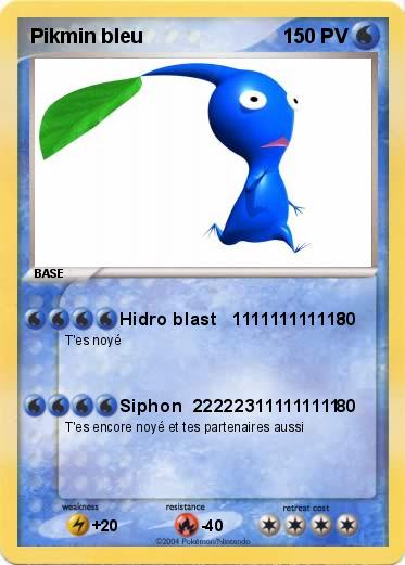 Pokemon Pikmin bleu