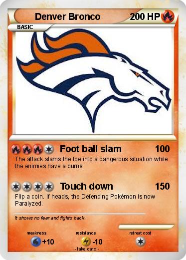 Pokemon Denver Bronco
