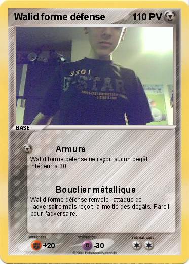 Pokemon Walid forme défense