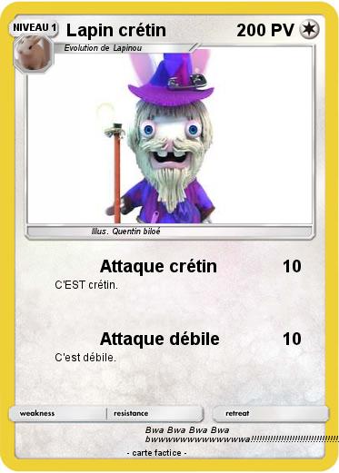 Pokemon Lapin crétin