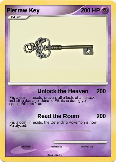 Pokemon Pierraw Key