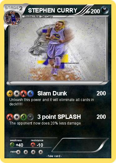 Pokemon STEPHEN CURRY