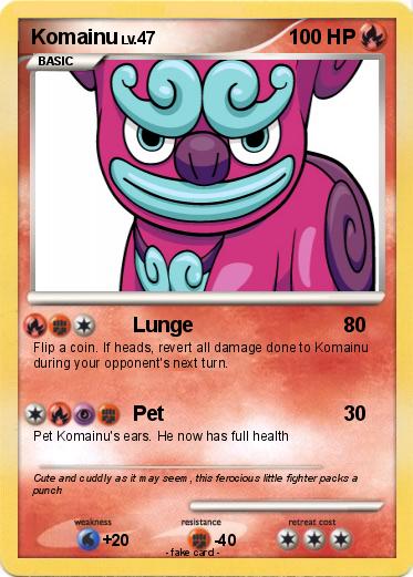 Pokemon Komainu