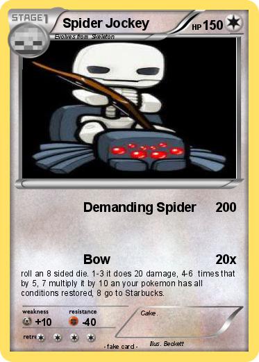 Pokemon Spider Jockey