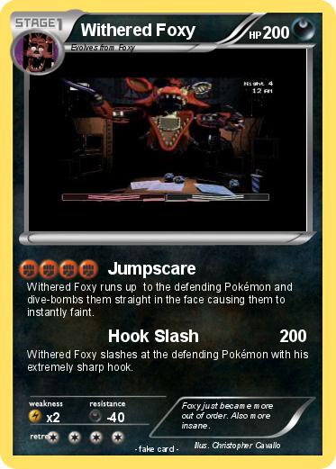 Pokemon Withered Foxy