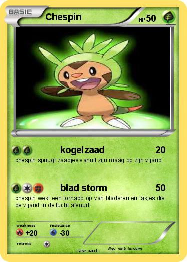 Pokemon Chespin