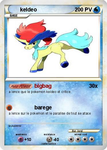 Pokemon keldeo