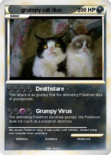 Pokemon grumpy cat duo