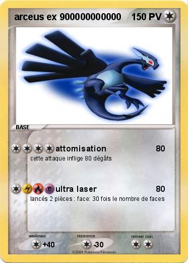 Pokemon arceus ex 900000000000
