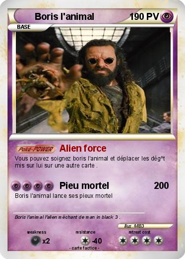 Pokemon Boris l'animal