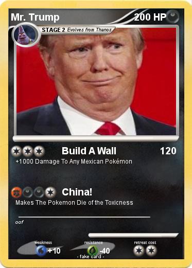 Pokemon Mr. Trump