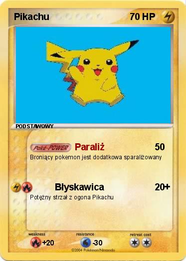 Pokemon Pikachu