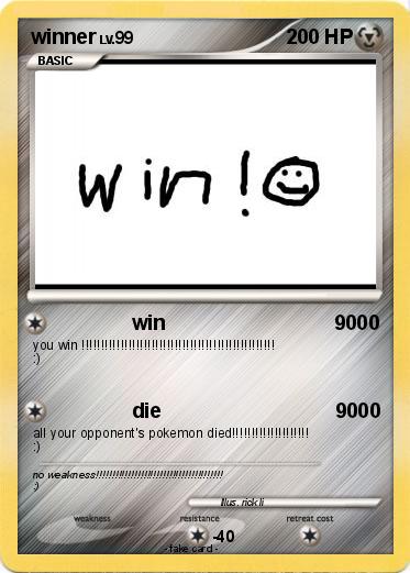Pokemon winner