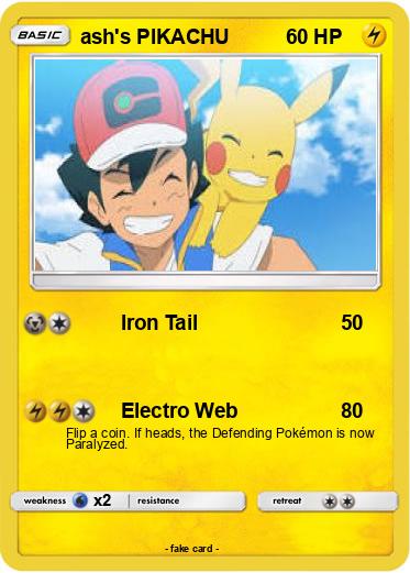 Pokemon ash's PIKACHU