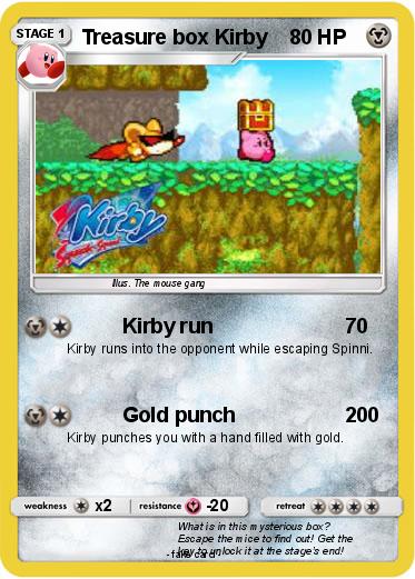 Pokemon Treasure box Kirby