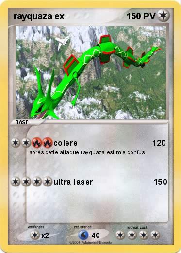 Pokemon rayquaza ex 
