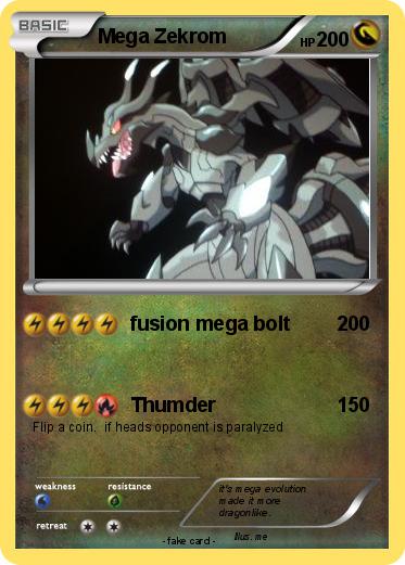 Pokemon Mega Zekrom