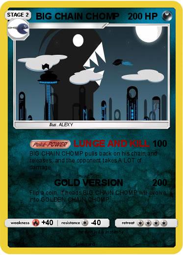 Pokemon BIG CHAIN CHOMP