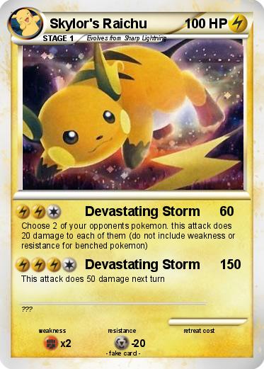 Pokemon Skylor's Raichu