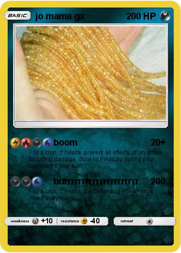 Pokemon jo mama gx