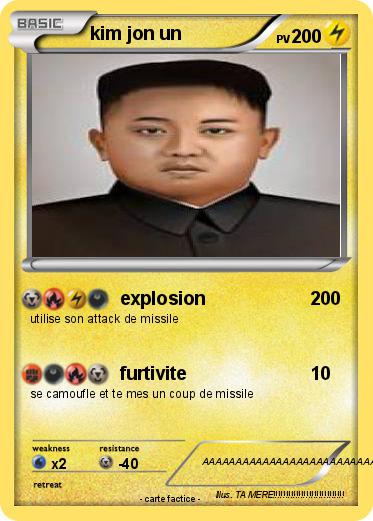 Pokemon kim jon un