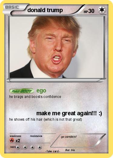 Pokemon donald trump