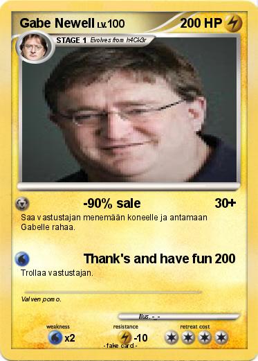 Pokemon Gabe Newell