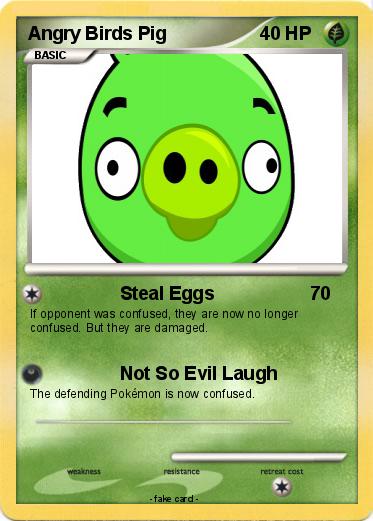 Pokemon Angry Birds Pig