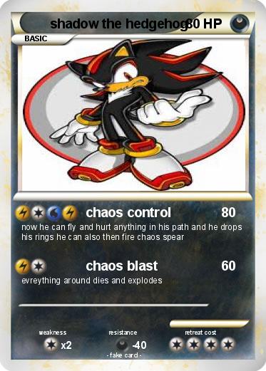 Pokemon shadow the hedgehog
