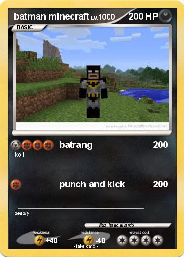 Pokemon batman minecraft