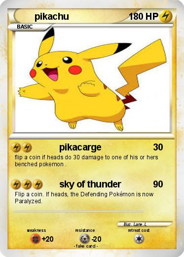 Pokemon pikachu
