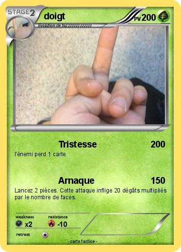 Pokemon doigt