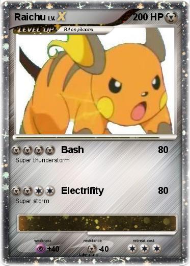 Pokemon Raichu