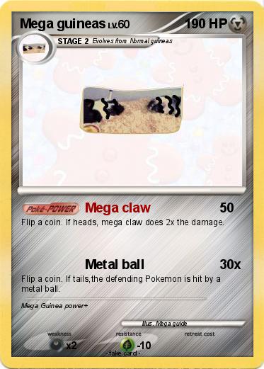 Pokemon Mega guineas