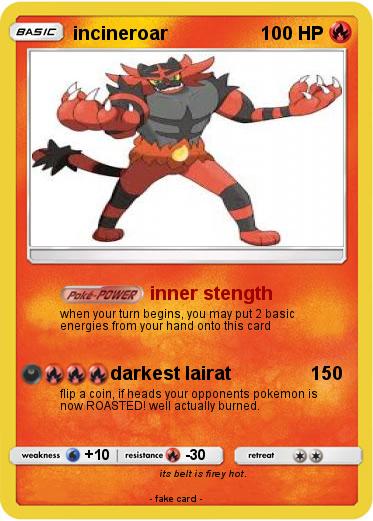 Pokemon incineroar