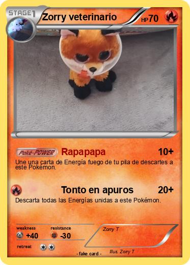 Pokemon Zorry veterinario