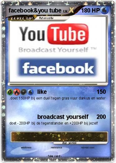 Pokemon facebook&you tube
