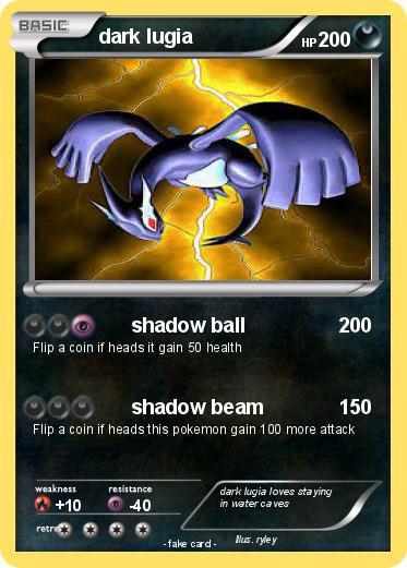 Pokemon dark lugia