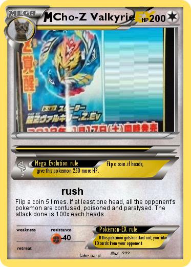 Pokemon Cho-Z Valkyrie
